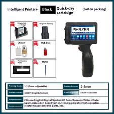 Handheld Inkjet Printer Label Word Date LOGO Barcode QR Portable Coding Machine