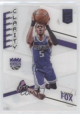 2021-22 Donruss Elite Clarity De'Aaron Fox #22 0t2