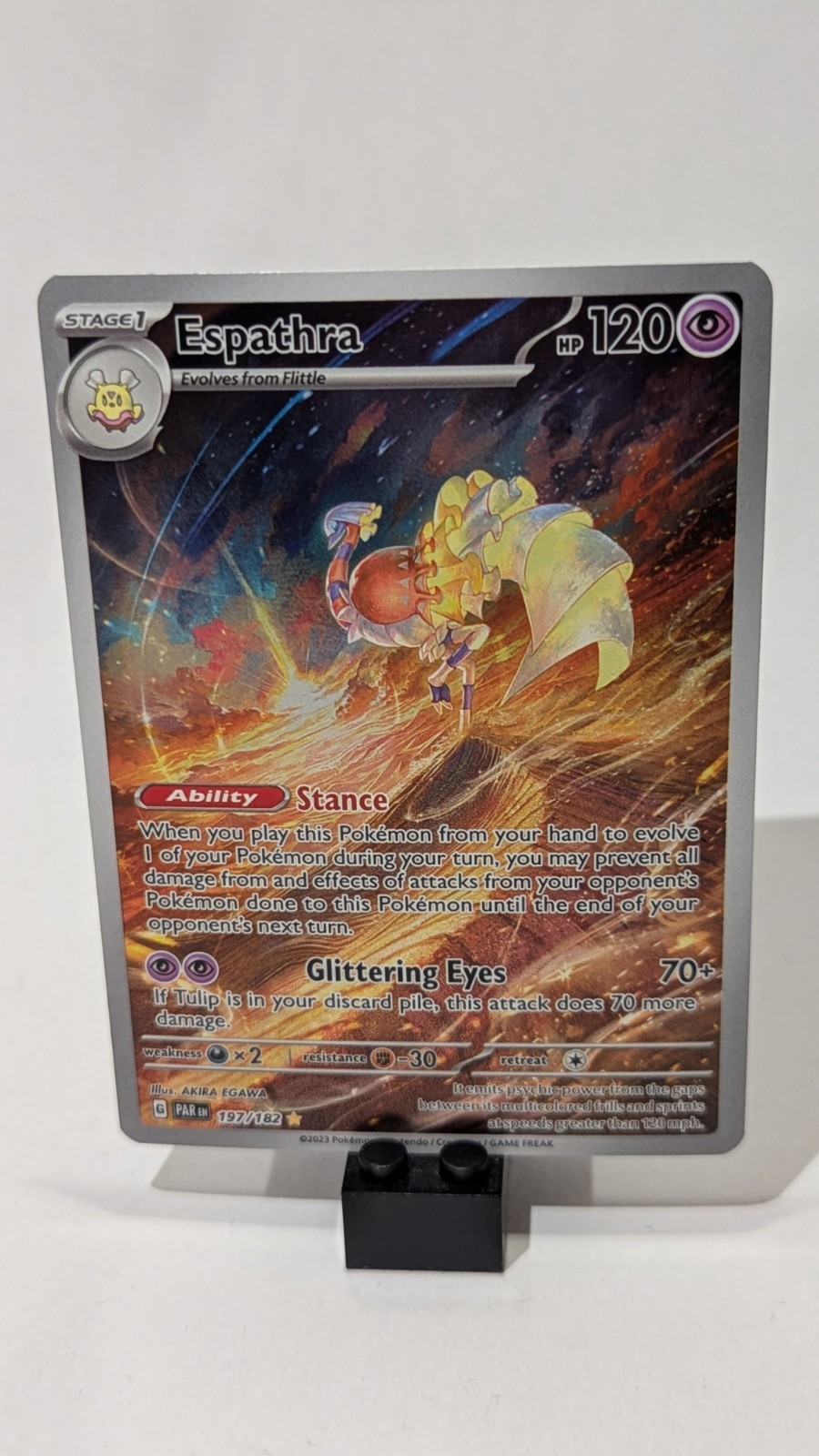 Pokemon Espathra - 197/182 Paradox Rift (PAR) - NM