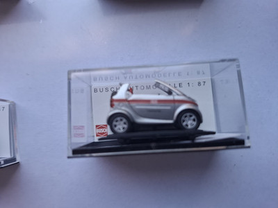 Busch 48970-112 Werbemodell - Smart Fortwo Cabriolet »DB Car Sharing« neu+ OVP