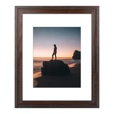 , 16x20 Picture Frame - Displays 11x14 Photo with Mat or 16x20 Without Mat, W...