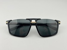 Versace Mod. 4363 GB1/87 Black Flat Top Sunglasses, Gray Lens, Italy - AUTHENTIC