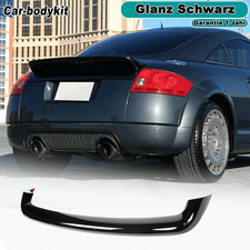 Heckspoiler Spoilerlippe Heckflügel Glanz Schwarz Für Audi TT Mk1 8N 1998-2006