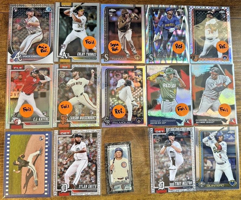 2025 Topps MLB Baseball 40 Card ROOKIE ONLY Lot - Roman Anthony