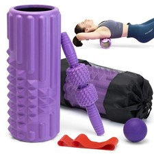 5 in 1 Foam Roller Set, High Density Fitness Exercise Foam Roller for Deep Ti...