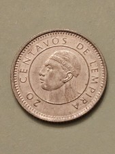 1996 🇭🇳 HONDURAS 20 CENTAVOS WORLD COIN KM83a.2 EXF-AU CHIEF LEMPIRA FREE SHIP