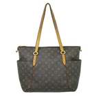 Louis Vuitton Totally MM M56689 Monogram Canvas Shoulder Tote Bag Brown