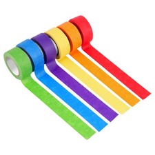 Colored Masking Tape,Colored Painters Tape for Arts and Crafts, Labeling or6512