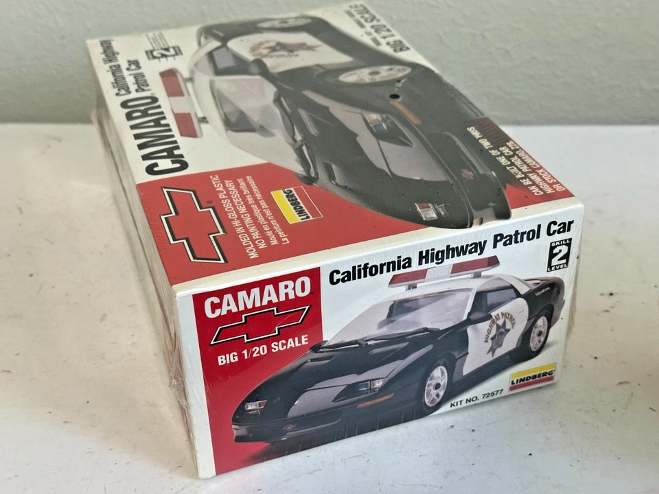 1994 LINDBERG CHEVY CAMARO Z28 CALIFORNIA CHP HIGHWAY PATROL CAR NEW SEALED BOX! - Image 3 of 4