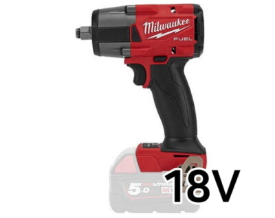 Milwaukee M18 FMTIW2F12 BL 18V 2575Rpm 3100Ipm 881Nm 1/2'' LED AutoStop UPS *Bare