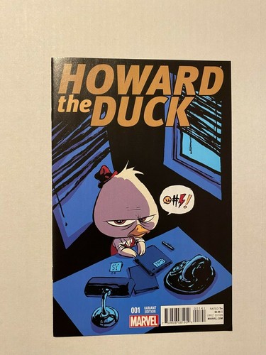 HOWARD THE DUCK #1 NM 9.4 SKOTTIE YOUNG VARIANT COVER ART 
