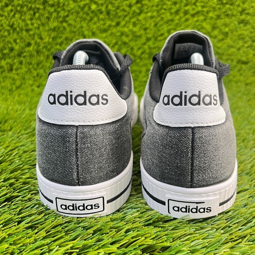 Adidas Daily 3.0 Para Hombres Talla 10 Gris Blanco Atlético Informal Zapatos para Caminar Tenis - Imagen 6 de 10
