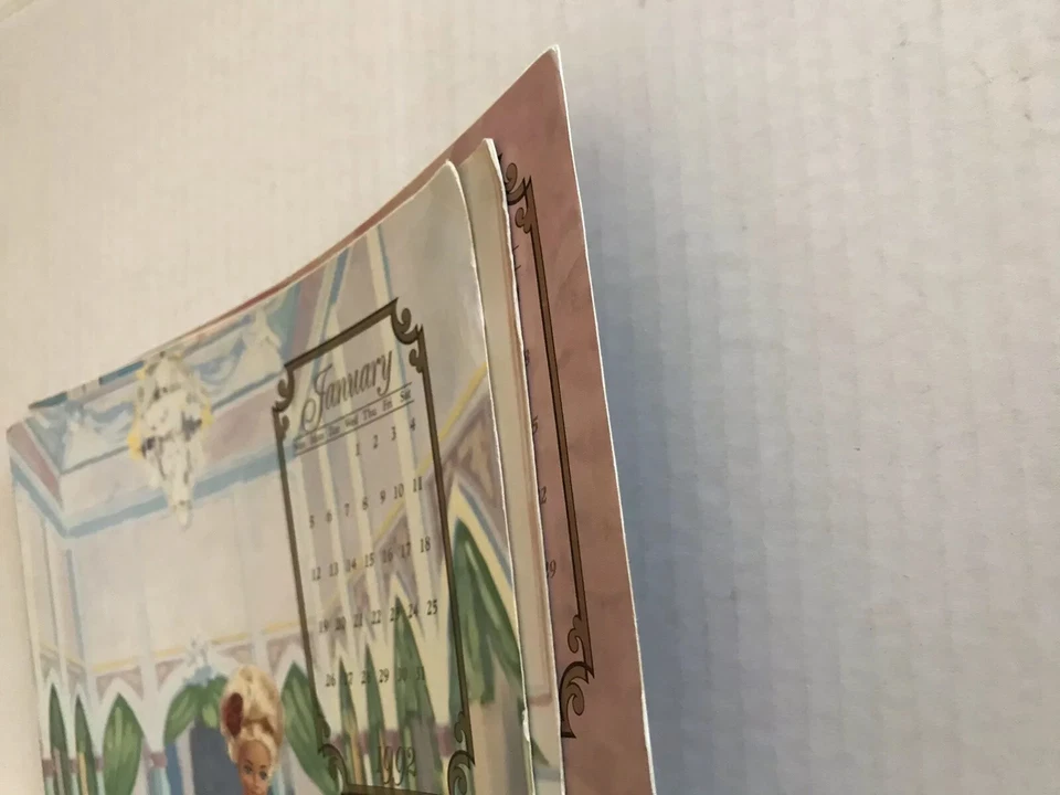 Lot of 3 Annie Potter 1992 Calendar Bed Doll Society Crochet Cotillion Patterns - Image 3 of 3