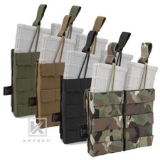 KRYDEX Double 5.56 .223 Open Top Mag Pouch Tactical Magazine Hold Carrier MOLLE
