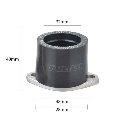 48mm Flange Adapter Carb Manifold Intake Boot For PWK 28mm 30mm Carburetor NEW E - Foto 3