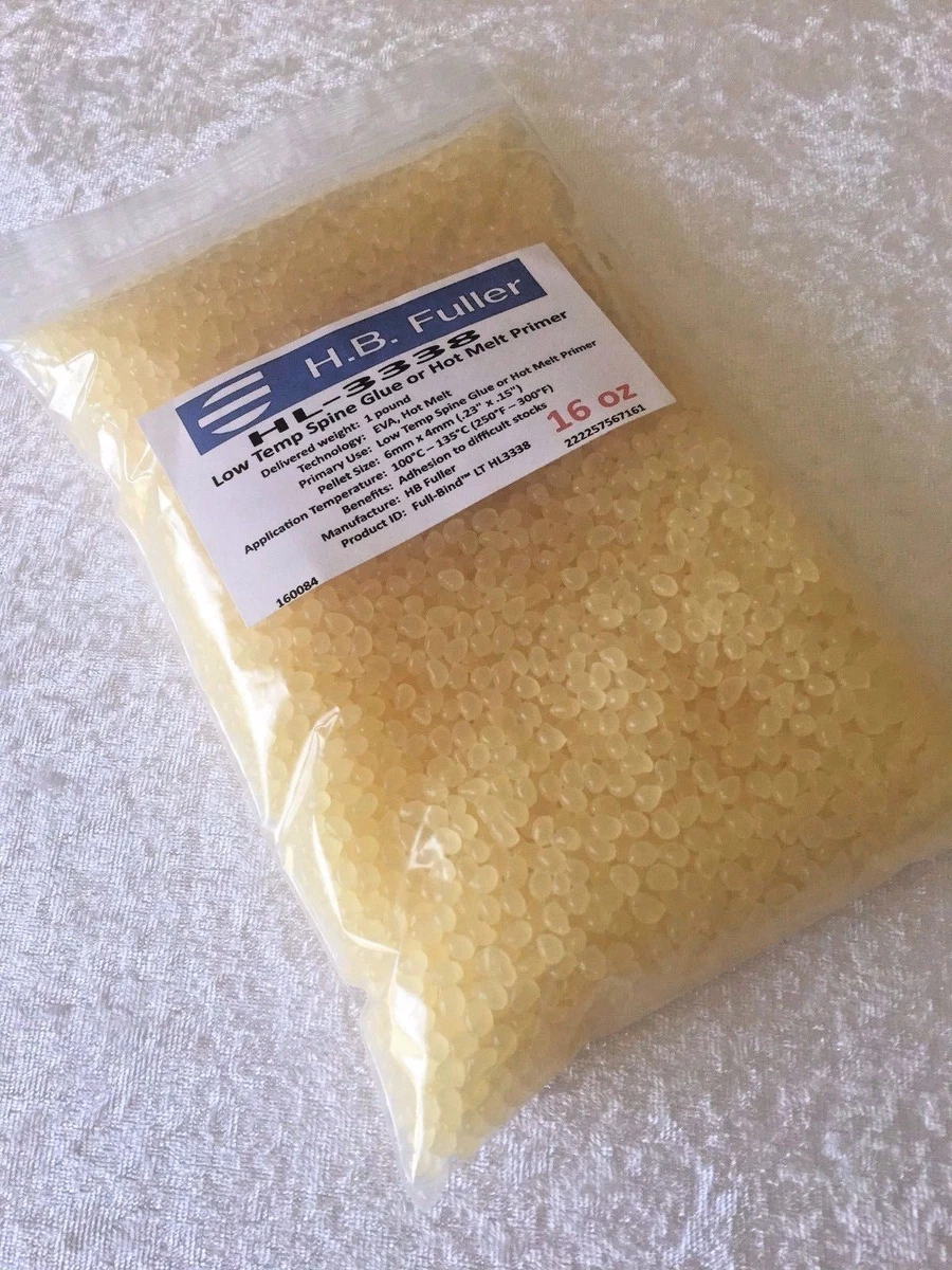 16 oz Book Binding Hot Melt Glue Pellets for Perfect Binder, etc. 1lb