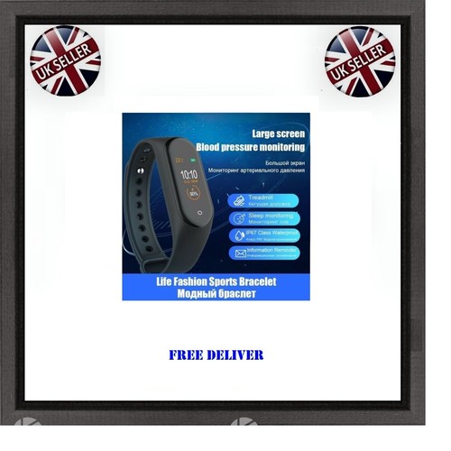Bluetooth Smart Watch M5 Heart Rate Fitness FIT#BIT Tracker M4 + - 第 23/24 張圖片