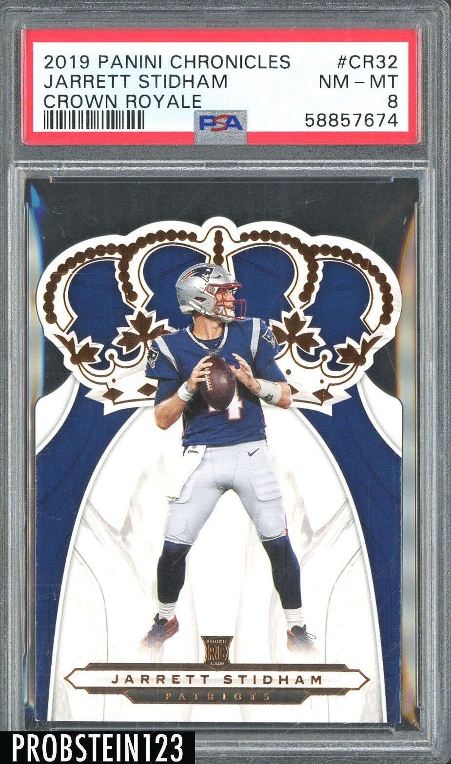 Jarrett Stidham Panini Chronicles Crown Royale #CR32 Base