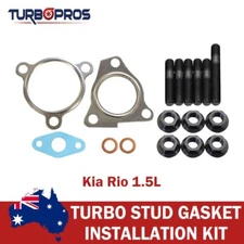 Turbo Charger Installation Stud & Gasket Kit For Kia Rio 1.5L