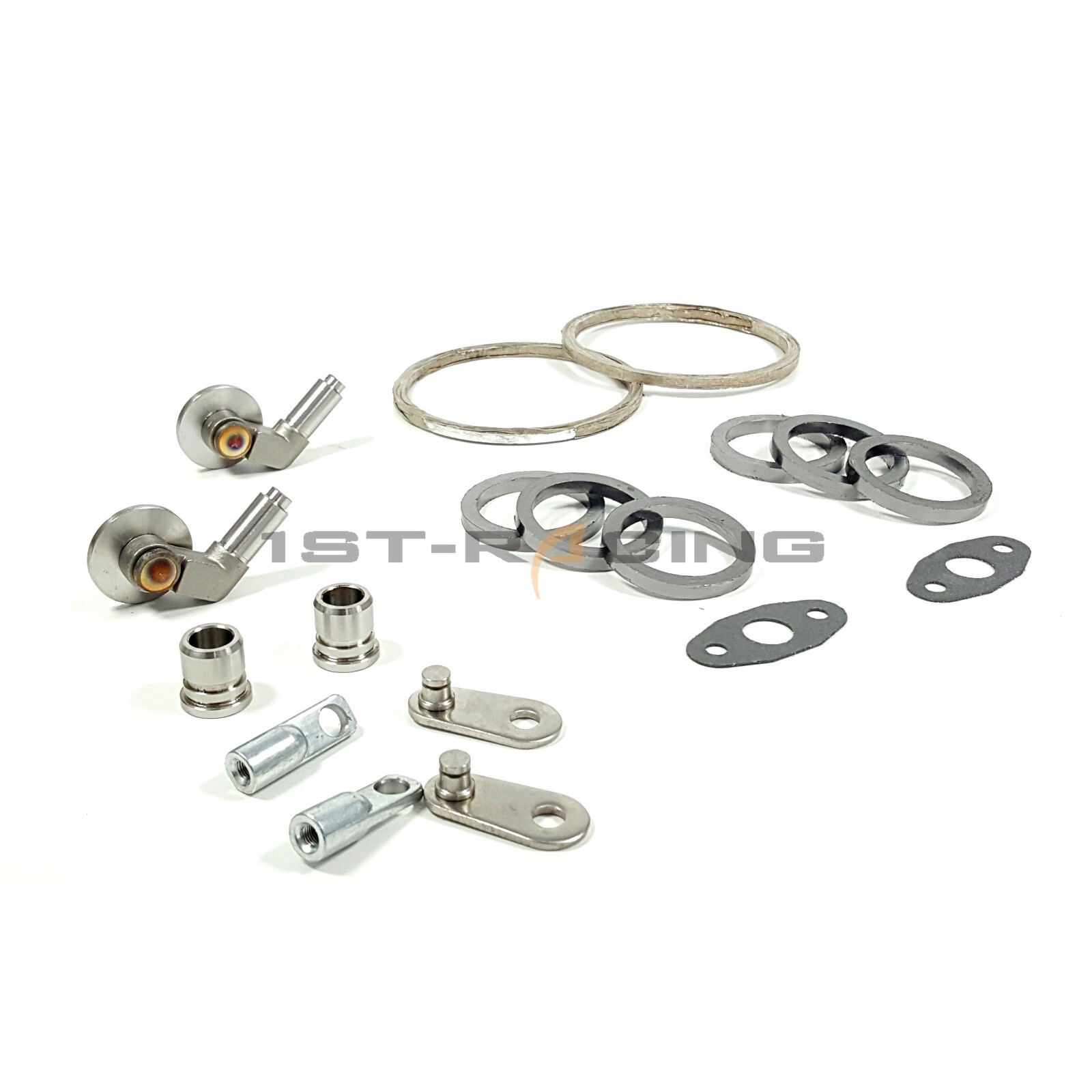 N54 Turbo Wastegate Rattle Flapper +Gaskets Kit 3.0 135I 335I 535I E60