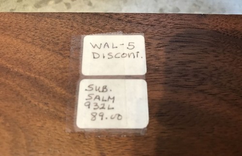 Vintage Alcraft 1970's American Walnut Wooden Desk Valet Hinged Box New in Box - Picture 10 of 12