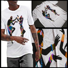 African Festival Dancing T-Shirt Africa Tribal And Cultural Folk Dance Cotton