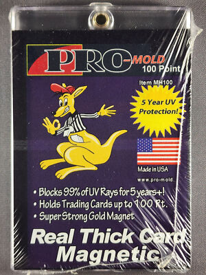 15x Pro Mold MH100 Original 100pt Magnetic Card Holder One Touch  -Made in USA!