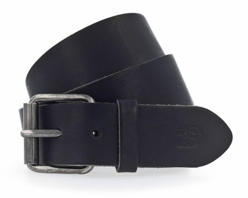 TOM TAILOR Classic Leather Belt 4.0 W105 Gürtel Accessoire Black Schwarz Neu - Afbeelding 1 van 2