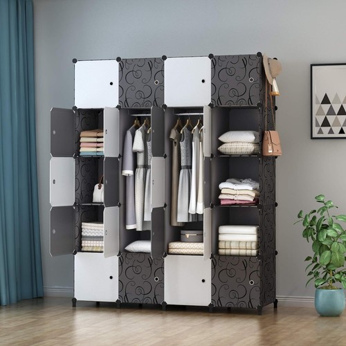Kleiderschrank für Schlafzimmer Ankleidezimmer Garderobe Kinderzimmer Schrank - Picture 8 of 9