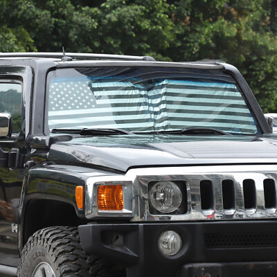 US Flag Car Sun Shade Windshield Window Sunshade Cover Für Hummer H3 2005-2009
