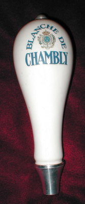 Blanche De Chambly 2 Sided Beer Tap Handle  