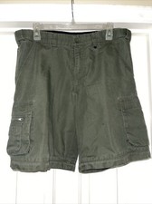 BOY SCOUTS OF AMERICA Youth Size 22 Convertible Uniform Canvas Cargo Shorts BSA