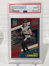 2022 Donruss Elite RED Trevor Lawrence /399 #29 PSA 10