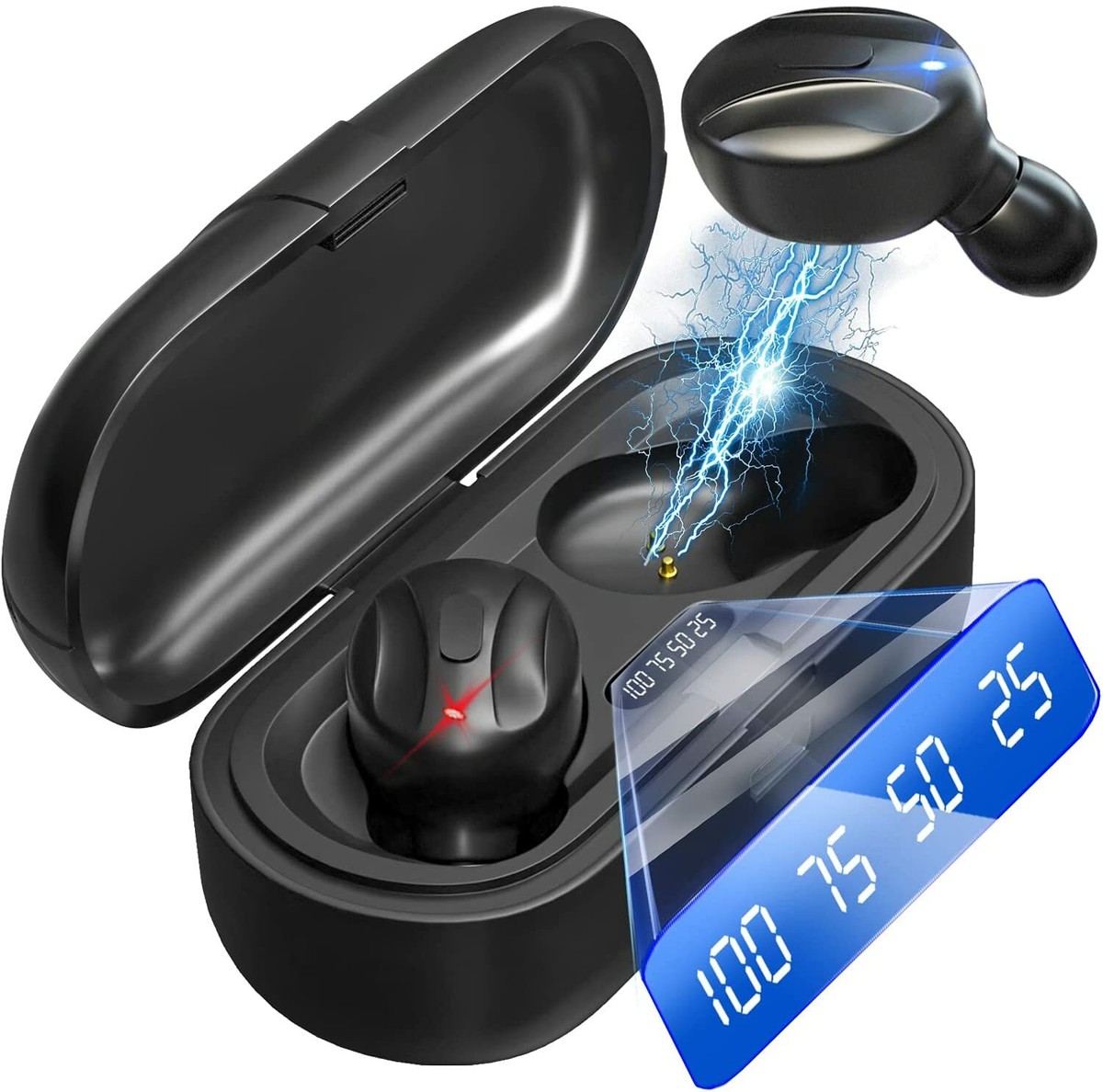 NEW Bluetooth True Wireless Earbuds w/ Charging Case XG-13