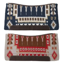 SADDLE PAD Wool Top MEMORY FELT Bottom  36" x 34" x 1" SunDown Design