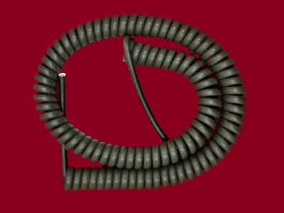 4-ADRIG 2,5 qm, GEWENDELTES SCHWARZES LSZH-STROMKABEL, 1,25 Meter (50'') SPULENLÄNGE #