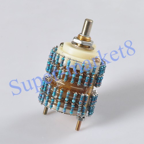 4polig 24 Stufen Dämpfungsglied Lautstärkeregler Pot Log A 51K 51KA Stereo Potentiometer - Bild 5 von 6