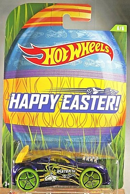 2016 Hot Wheels Walmart 6/6 Happy Easter Series FURIOSITY Purple w/Green Wheels