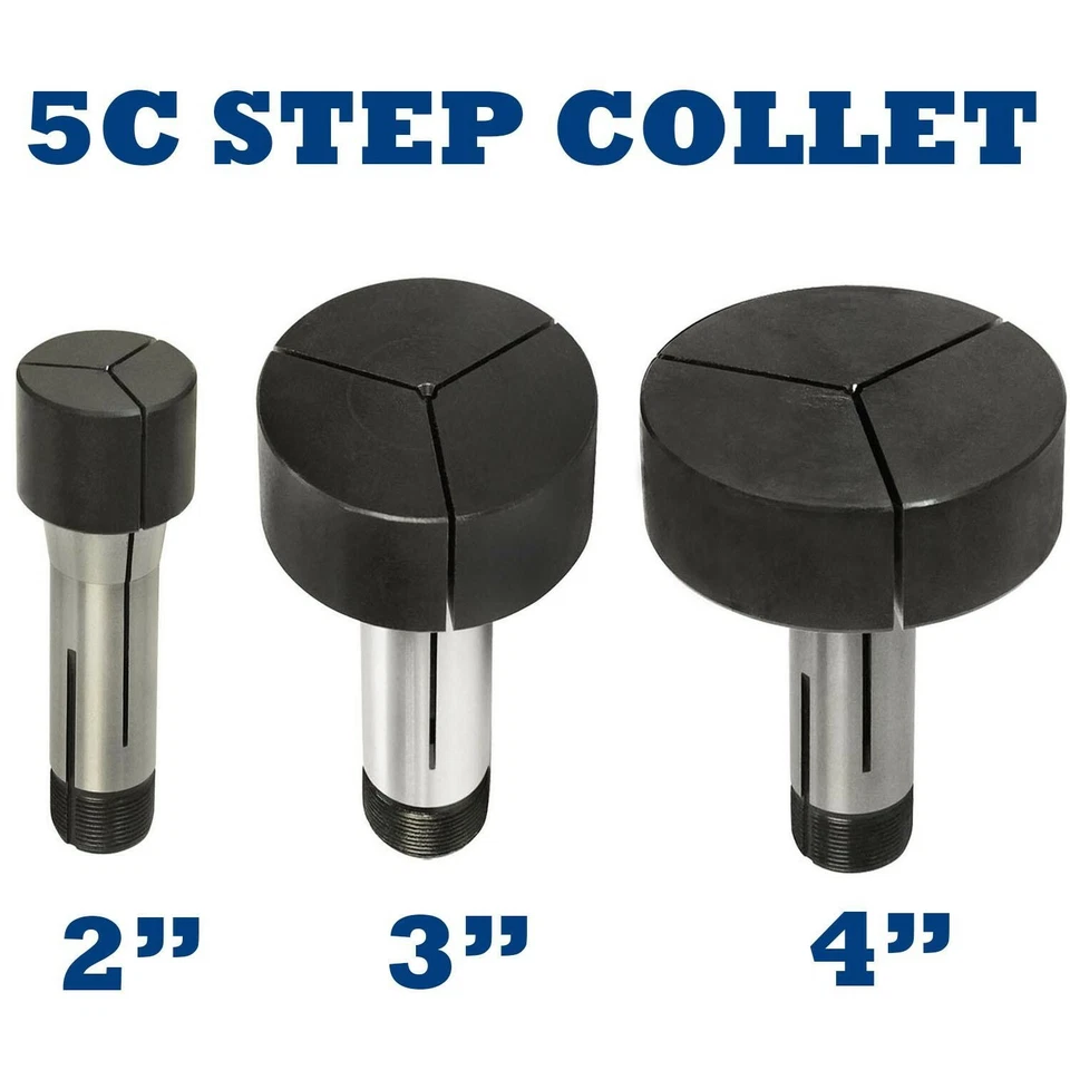 2" 3" 4" Precision 5c Step Collet Lathe Fixture Machinist Tool