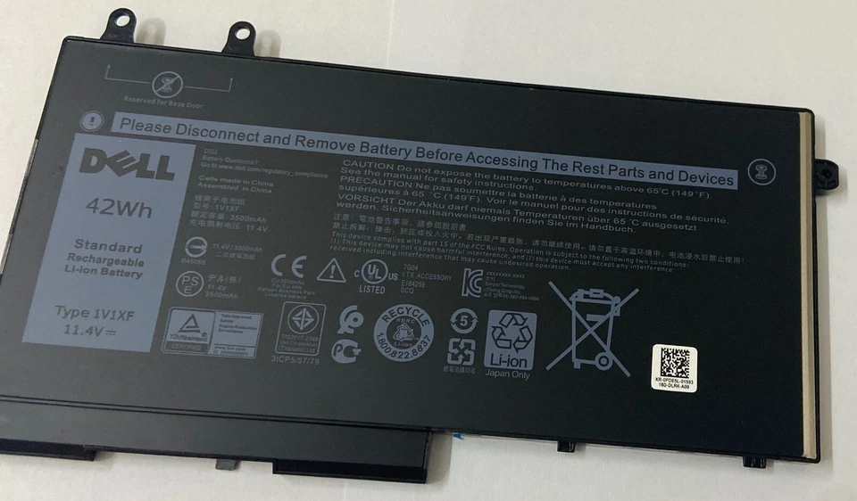 Batería Original 4GVMP 7VTMN RF7WM Fr Precision 3540 3550 Latitude 5400 5410 5500 Foto 3 de 4