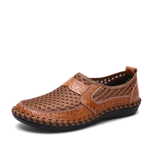 Herren Halbschuhe Slip on Sommer Loafer Slipper Mokassin Hausschuh Fahrschuhe - Bild 23 von 28