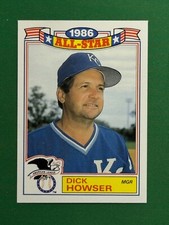 1987 Topps Baseball 1986 All-Star Game Commemorative Set Glossy #12 Dick Howser