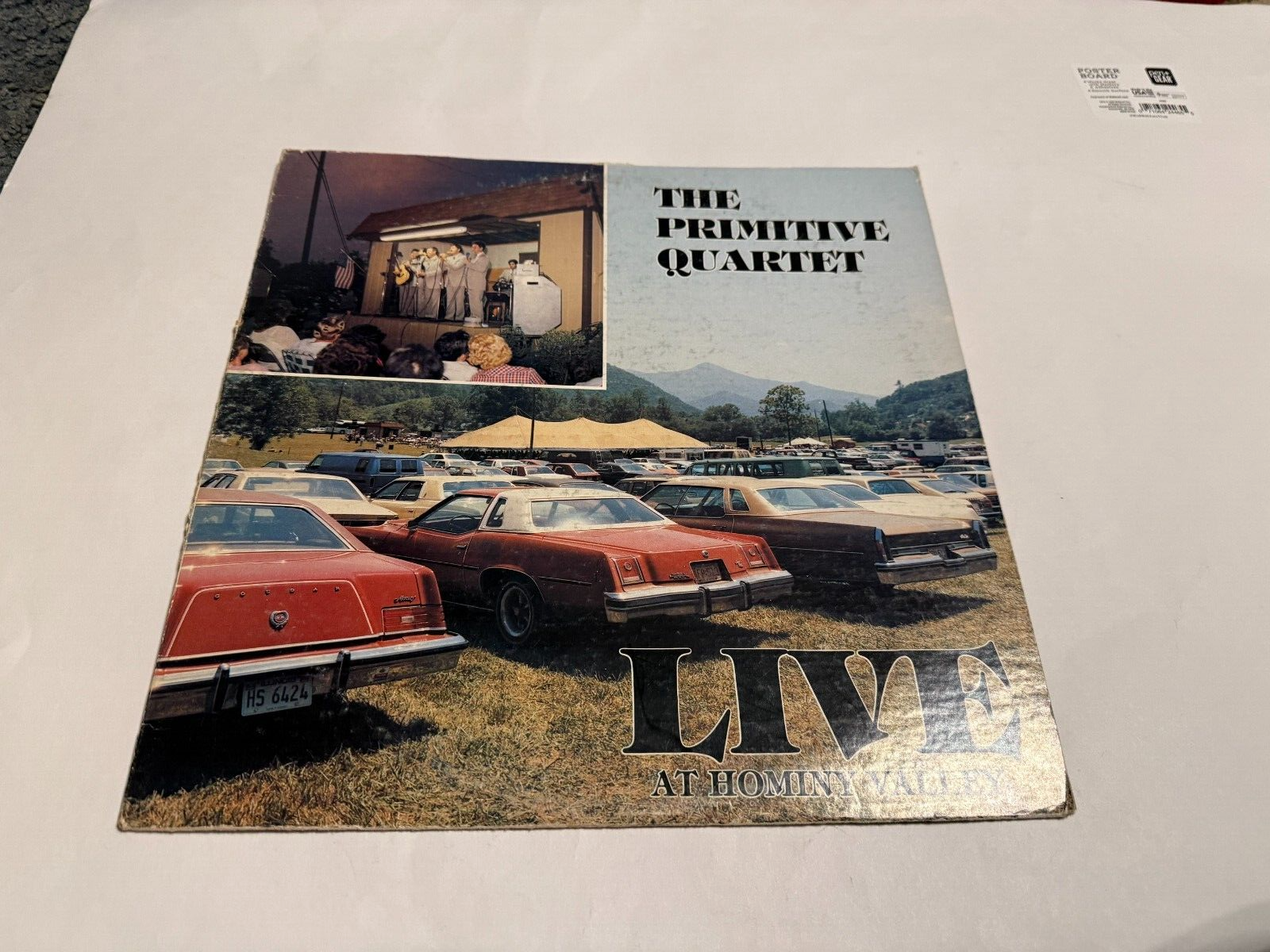1981 Primitive Quartet Live Hominy Valley Gospel Vinyl LP VG+ Condition