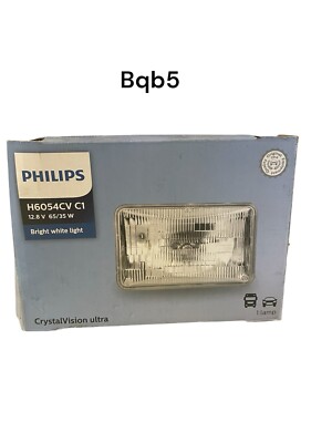 Philips Headlamp Replacement Crystalvision Ultra H6054CV C1 12.8V 65/35W NEW