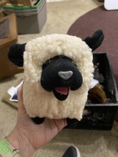 Vintage Iwaya Corp Battery Operated Wooly The Black Sheep - Tested