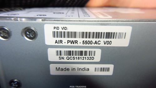 Bloc d'alimentation secteur redondant contrôleur sans fil Cisco AIR-PWR-5500-AC V00 5500 - Photo 3/3