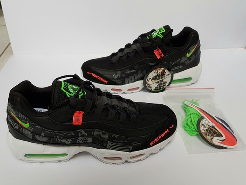 New Nike Air Max 95 Worldwide Sneakers Shoes Black Green Size 9.5: CQ9743  001 | eBay