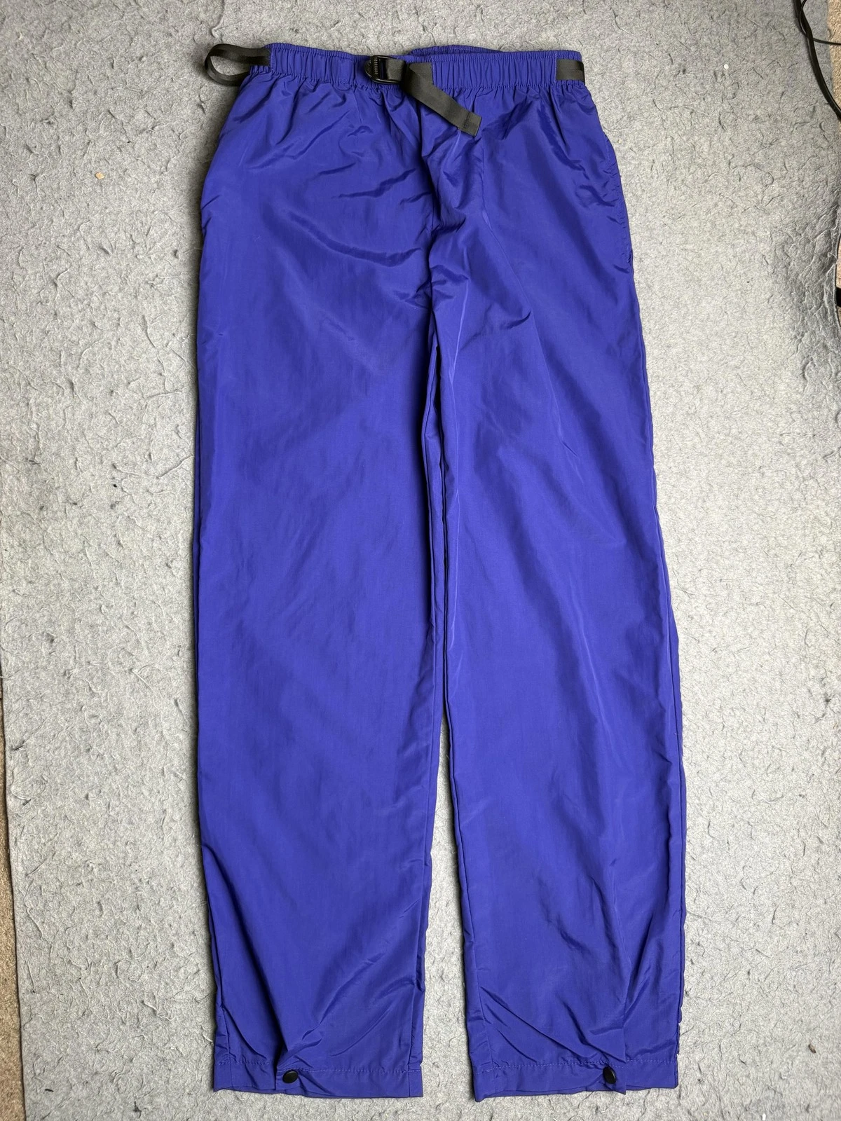 Vintage REI Rain Pants Mens Medium Blue VersaTech Nylon Outdoor 90s Hiking