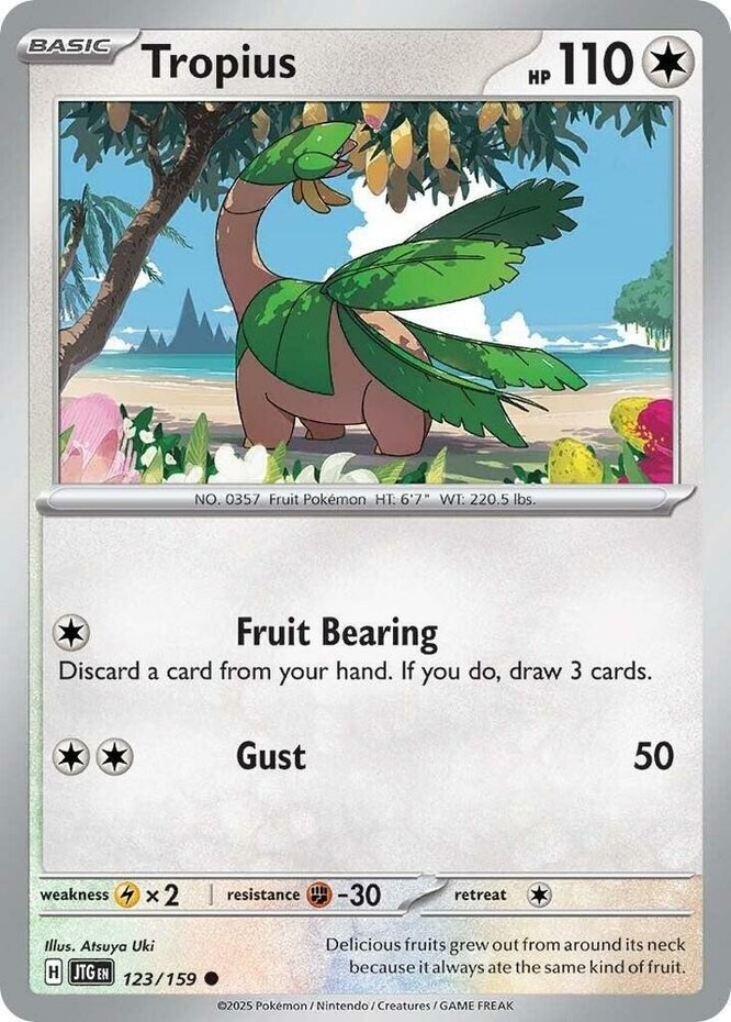 Tropius - 123/159 - Common - Near Mint - Scarlet & Violet - Journey Together