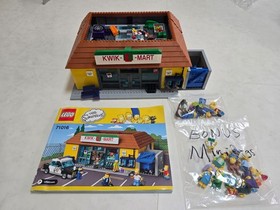 LEGO Authentic 71016 The Simpsons: The Kwik‑E‑Mart &mdash;Bonus Minfigs, No Police Car